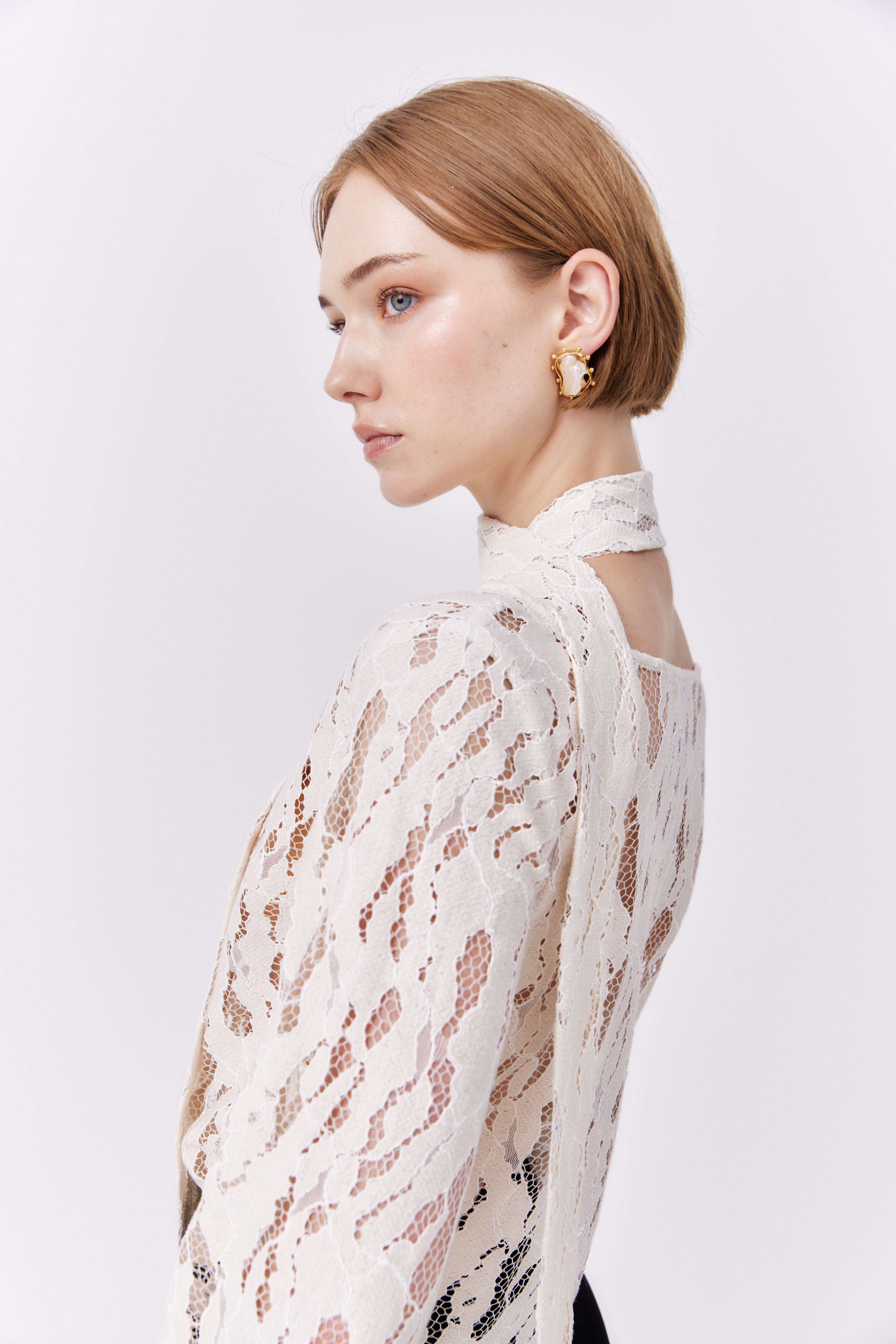 Elise Lace Top and Skirt SET