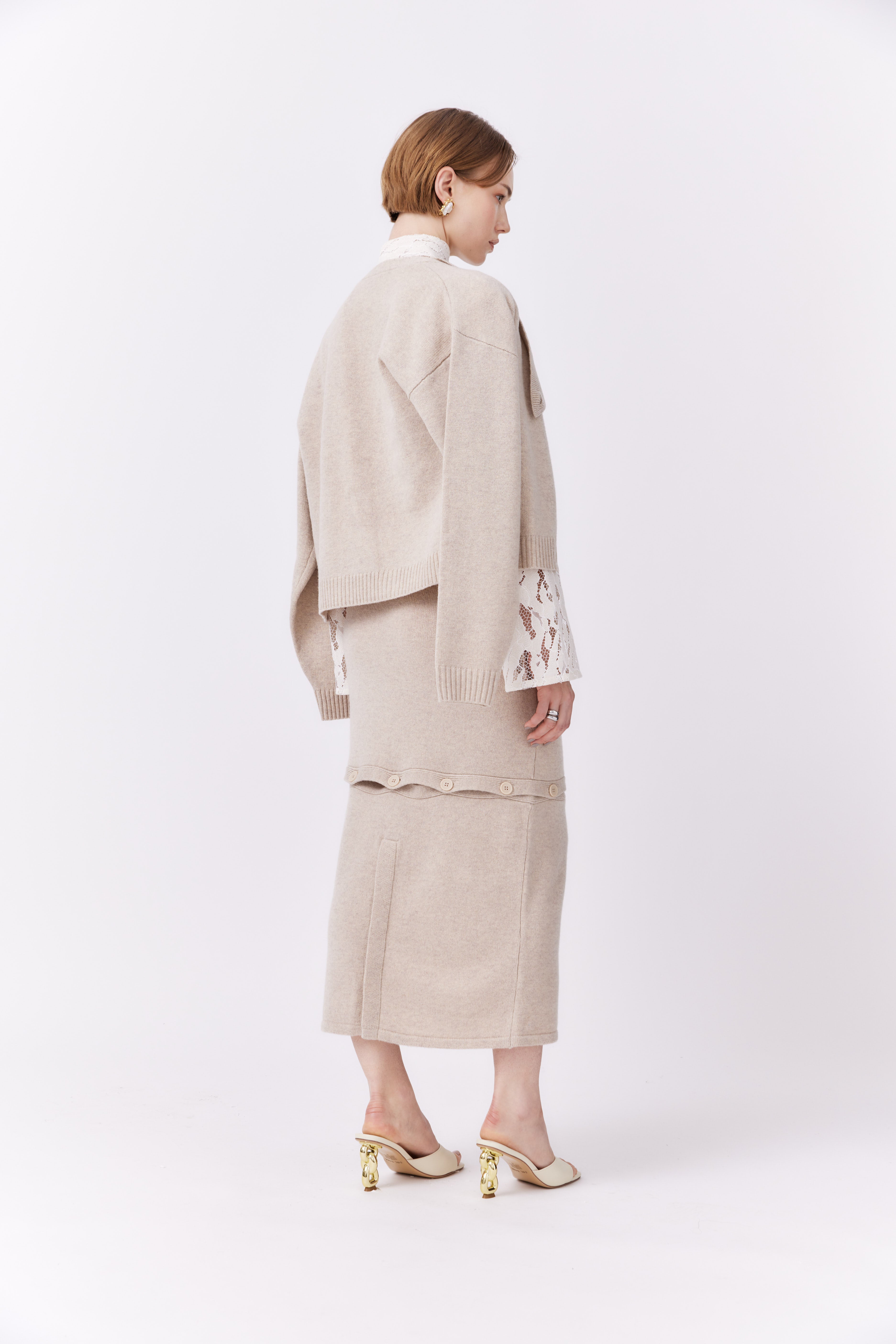 Mattia Convertible Skirt Oat