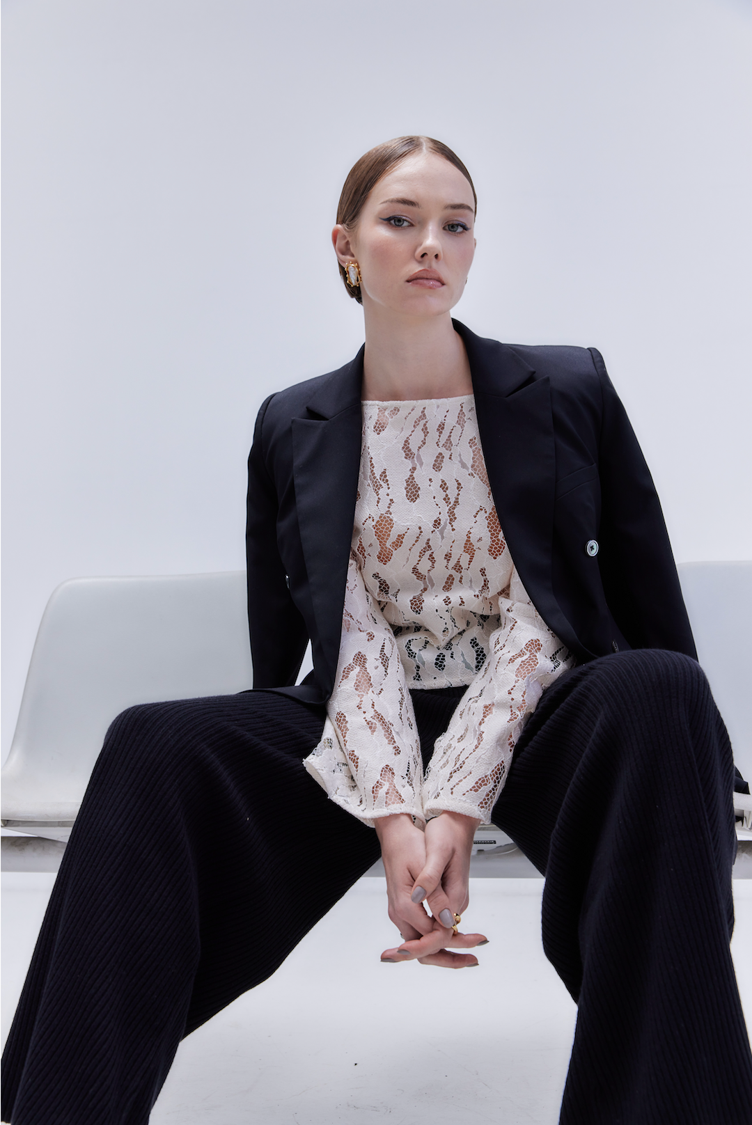 Elise Lace Top and Skirt SET