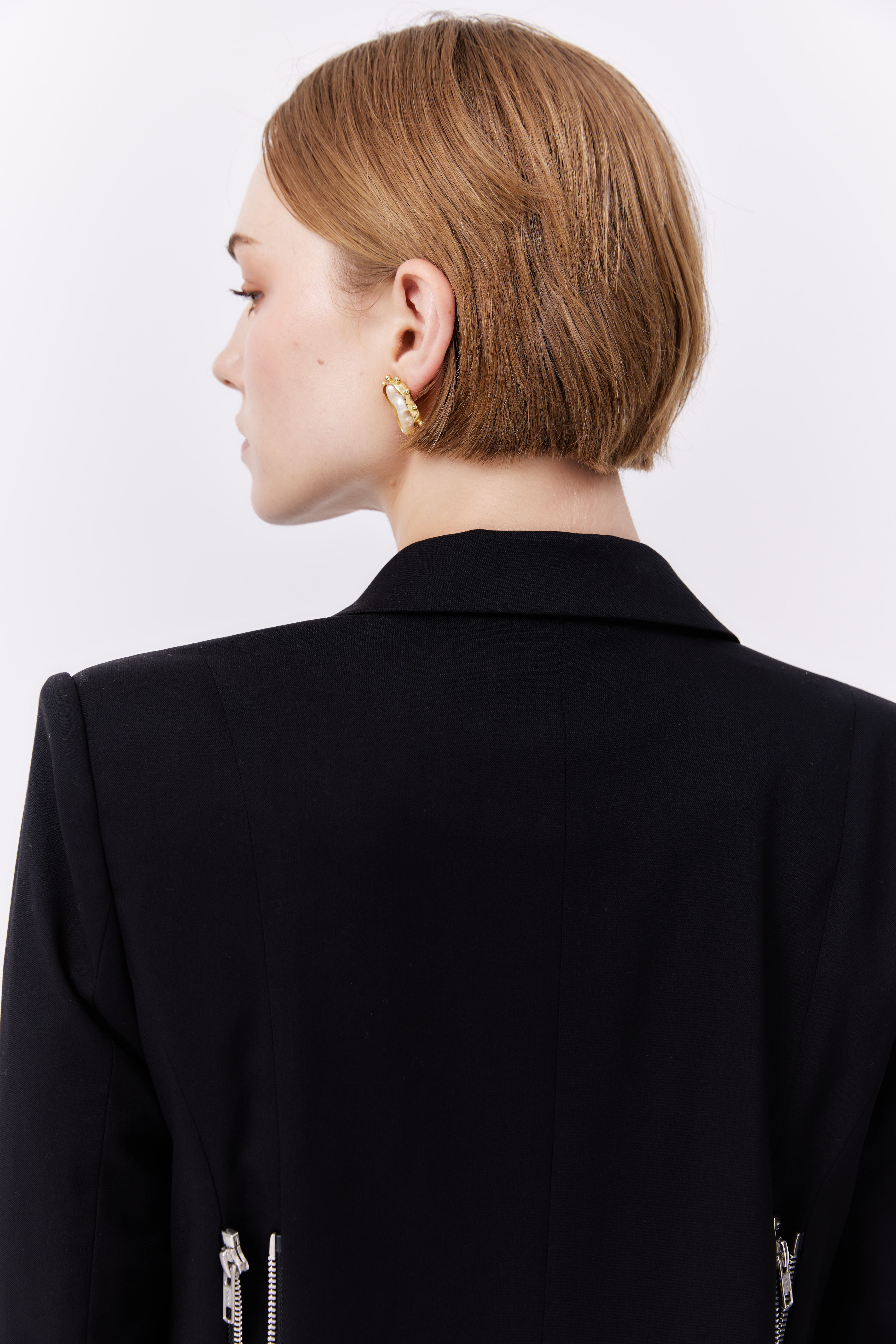Yves Blazer and Mini Skirt in Black SET