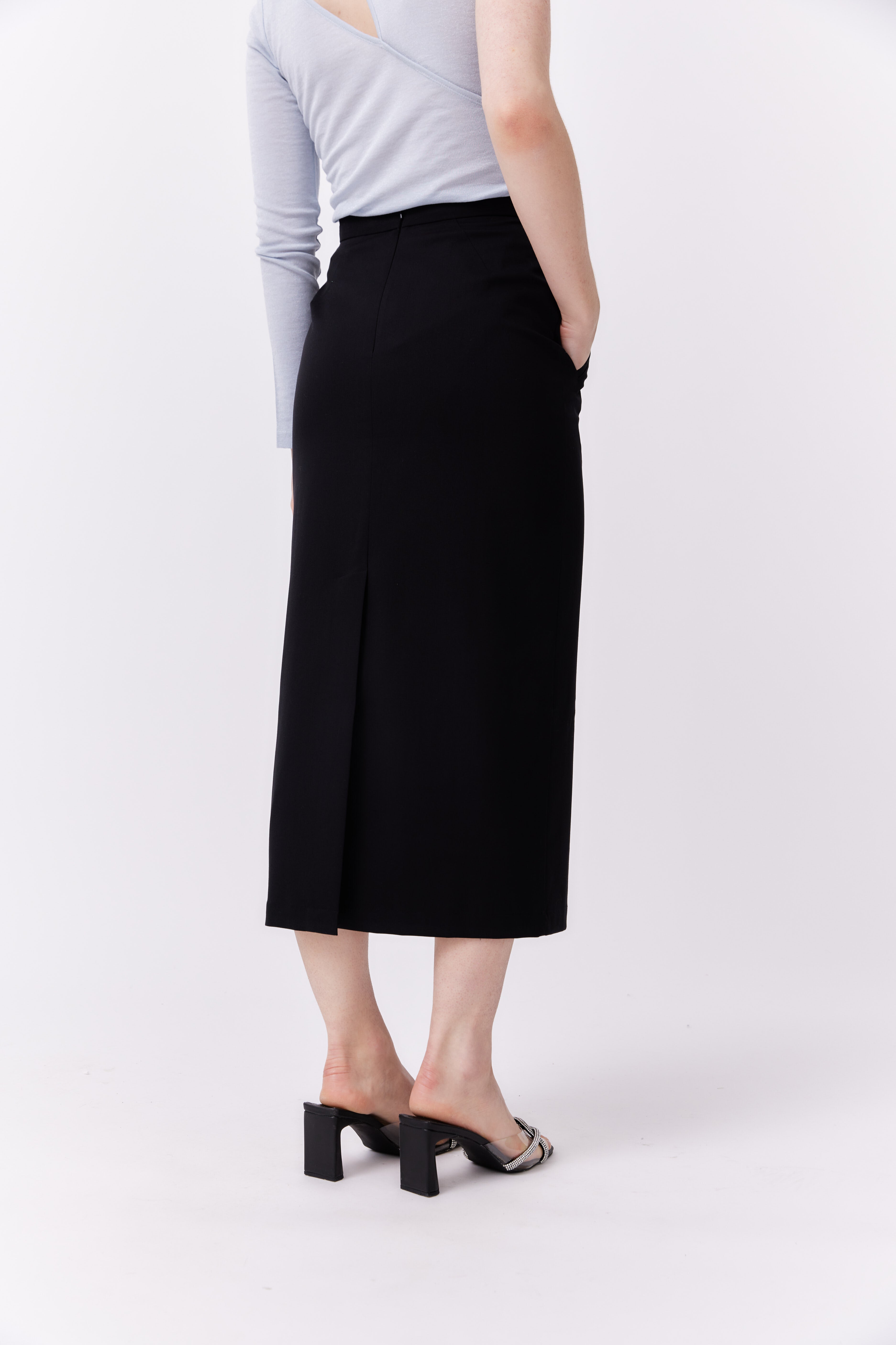 Iris Long Skirt Black