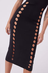 MNK Atelier Dresses Wave Dress Pearl Black